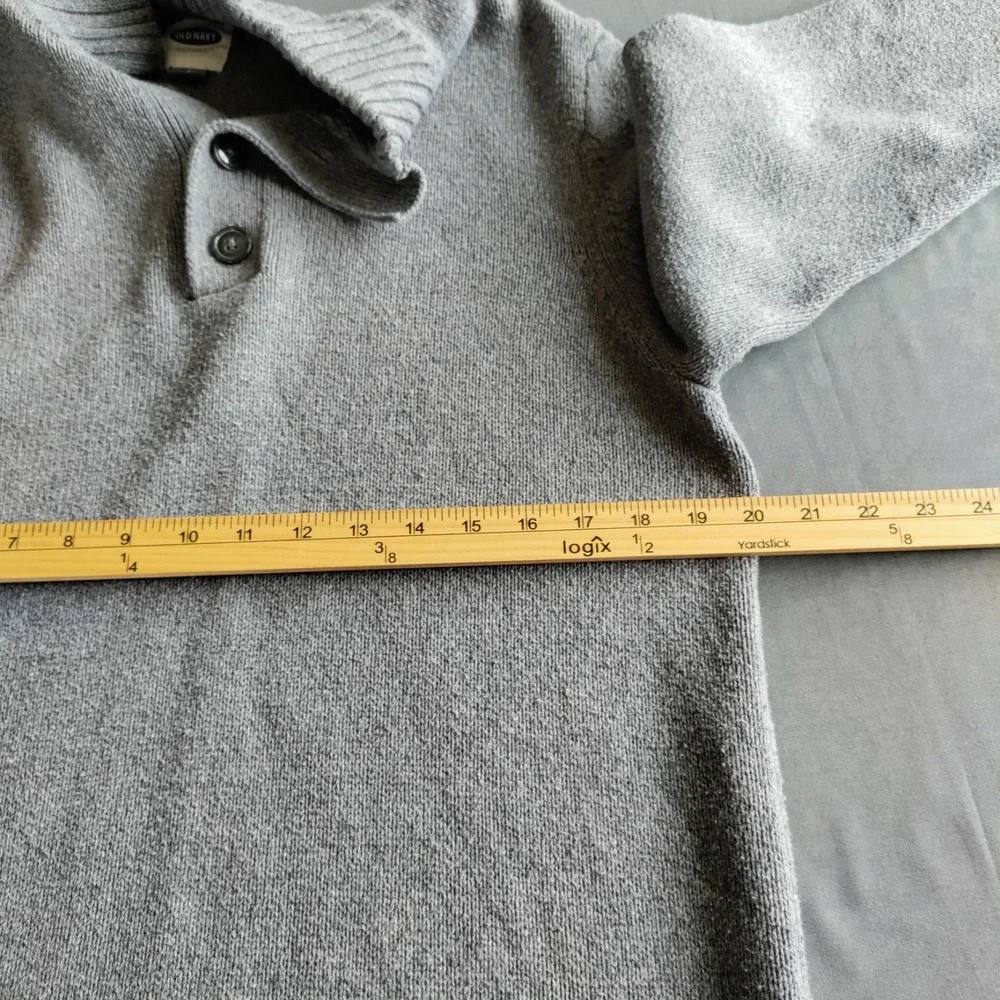 VTG Gap Sweater Men L 1/4 Button Fisherman Grandpa Outdoor Classic Western Dress